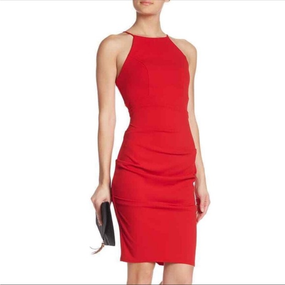 Jump Apparel | Nordstrom Ruched Crepe Sheath Dress - Picture 5 of 7